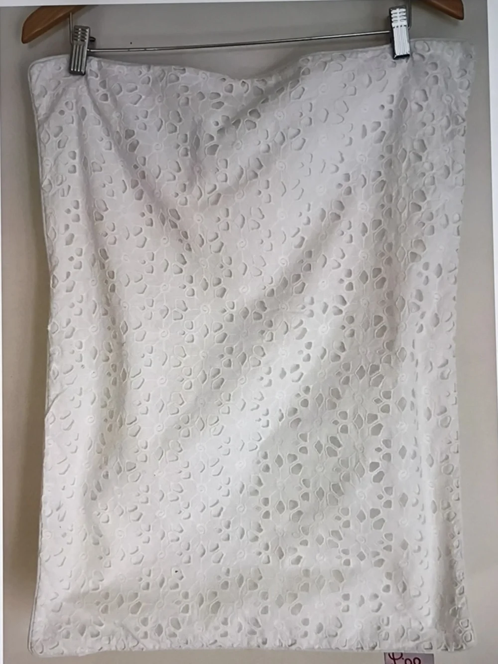 Vintage Lilly Pulitzer White Label Eyelet Embroider Standard Pillowcase Sham ONE
